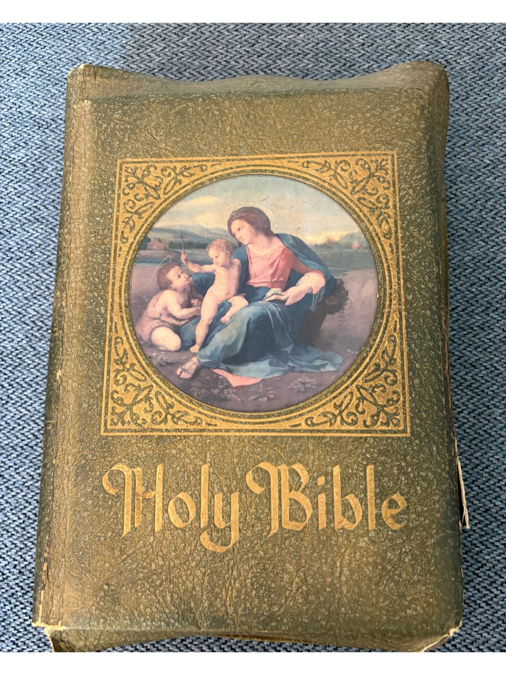 Vintage 1957 Holy Bible Catholic Edition (Douay-Rheims)